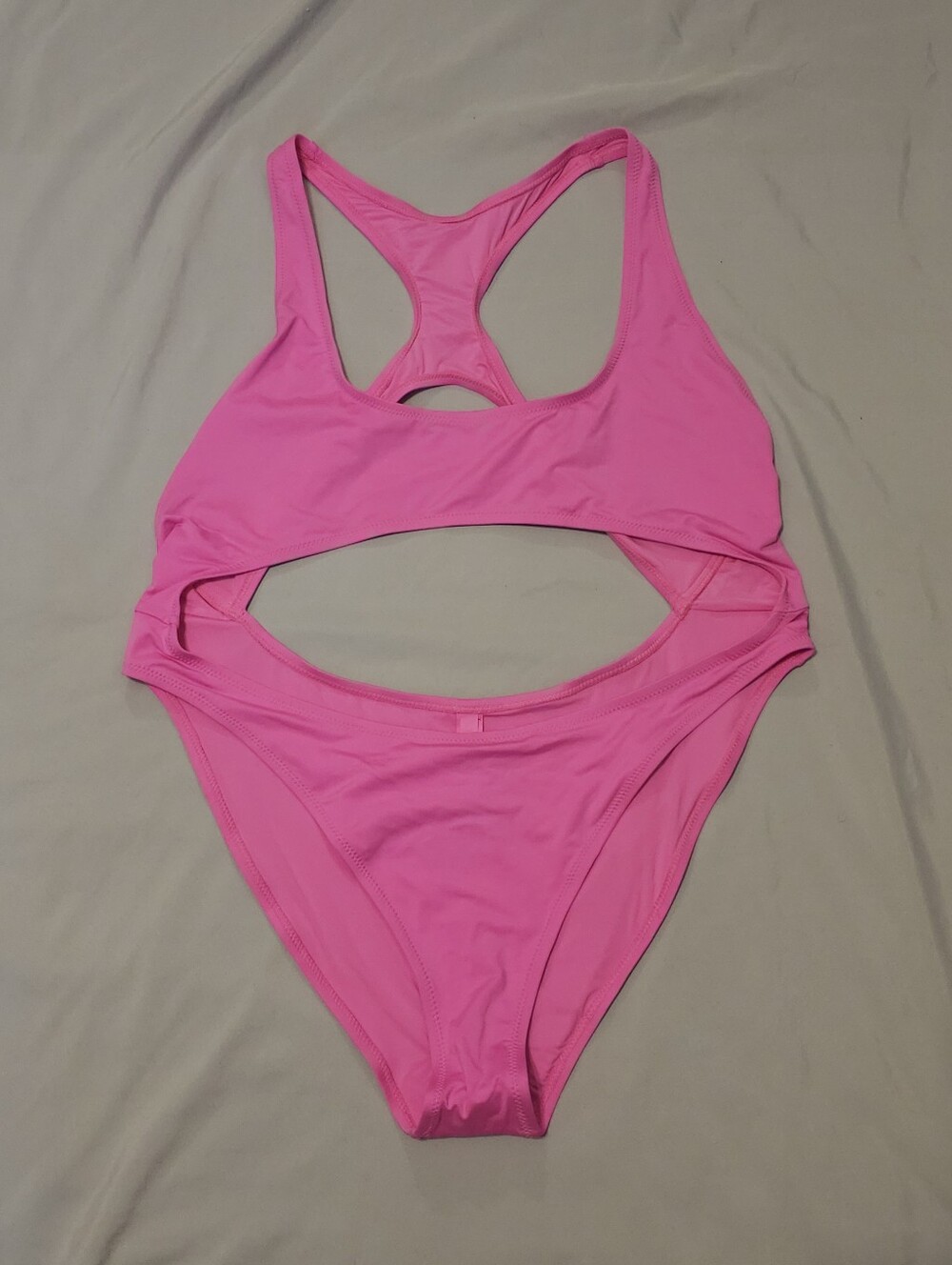 Skims Signature Swim Monokini Bathing Suit Taffy Pink Size 2X SW-MKN-0012